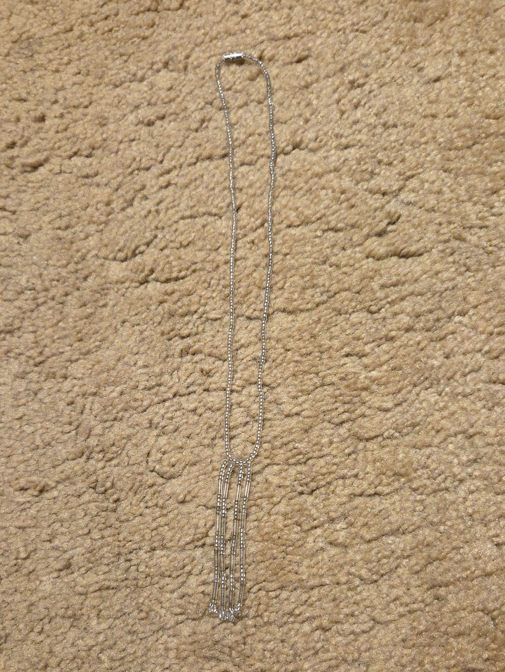 Hand-made Silver Multi-Strand Pendant Necklace - Women Jewelry